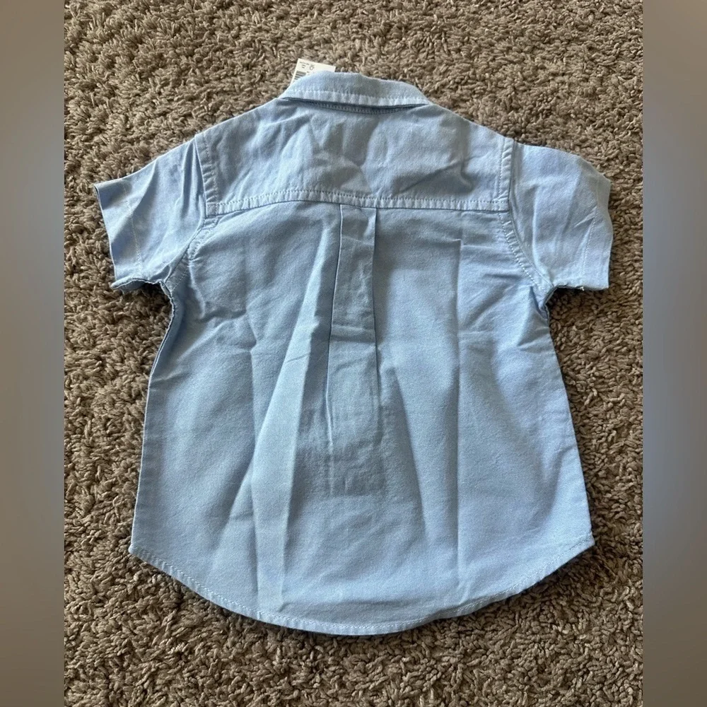 Brand New The Children's Place Light Blue Button Down Shirt